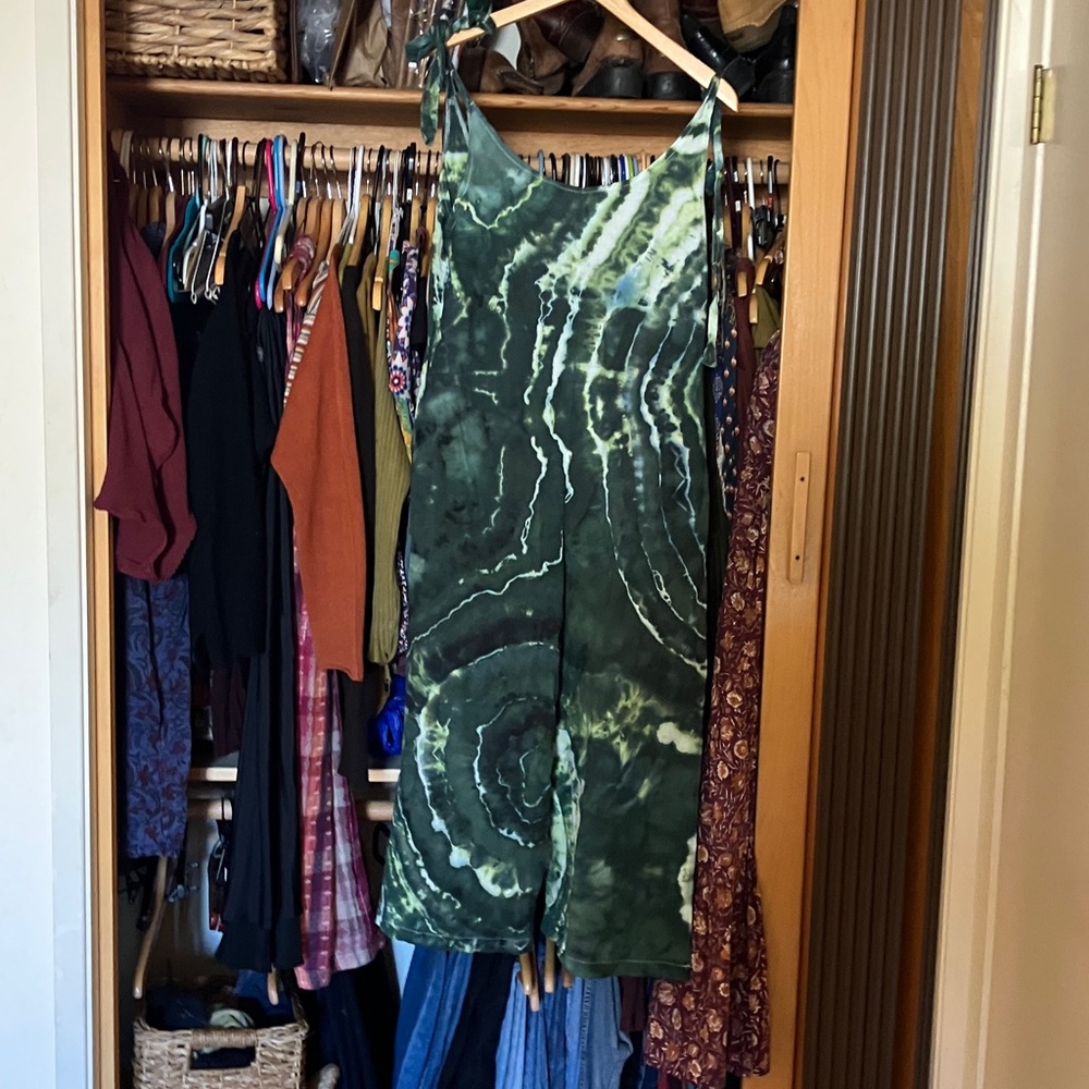 Green Tie-Dye jumpsuit